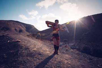 El teldense Azman Mesand, campeón de la 10k Xtreme Yaiza Bestial Race 2022/TA.